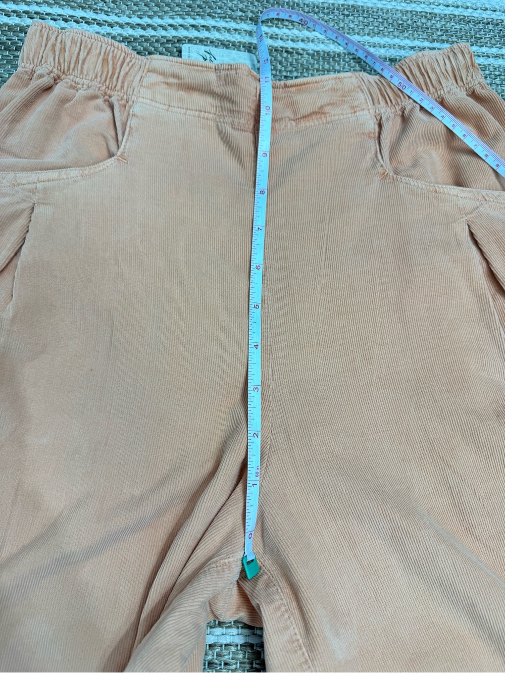Free People We The Free Women's XS Nice Choice Cord Jeans Peach‎ Pansy Pull On - Picture 11 of 15